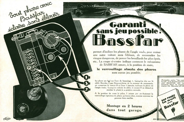 Publicité ancienne automobile Standard Motor Oil issue de