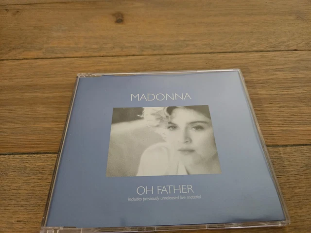 CD SINGLE MADONNA - Oh Father (Rare 1989 90s Blue Live Tracks)