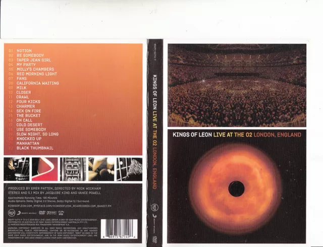 Kings Of Leon-Live At The 02 London-2009-Kings of Leon-Music Band KOL-DVD