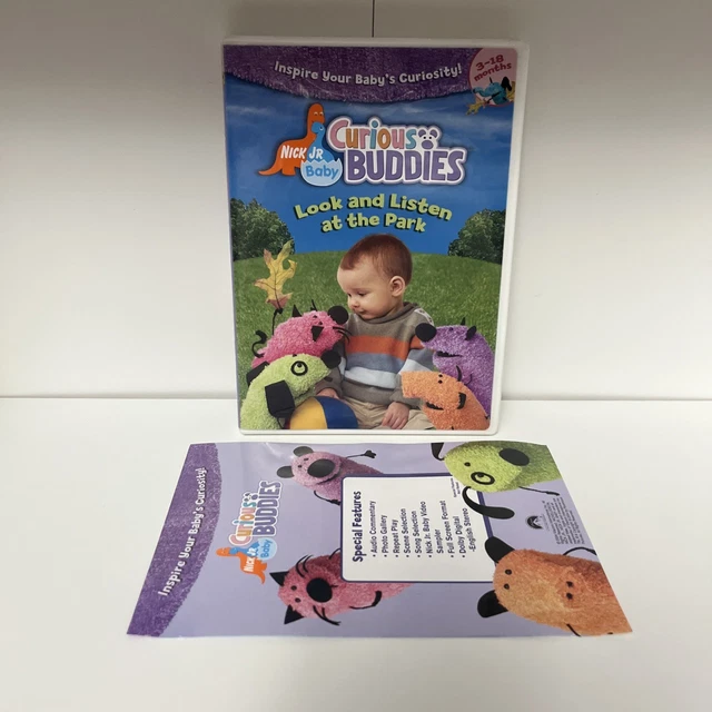 CURIOUS BUDDIES LOOK And Listen At The Park DVD+Insert Paper Good