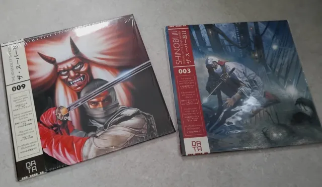 Revenge of Shinobi by Yuzo Koshiro & Shinobi 3  LP's Data Discs Limited Edition