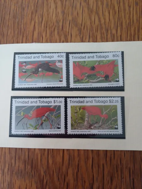 WWF Birds Ibis Stamps MNH Trinidad&Tobago