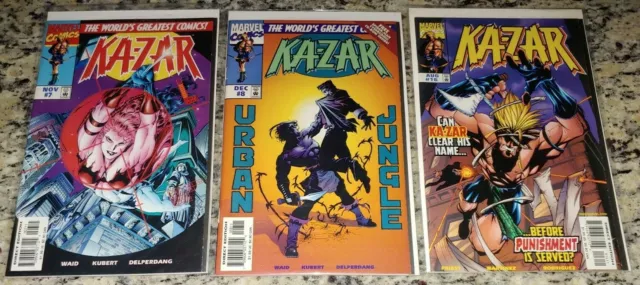 KA-ZAR Vol 3 #7,8,16 with Spider-man CD Punisher Lot of 3 Marvel Comics 1997 NM