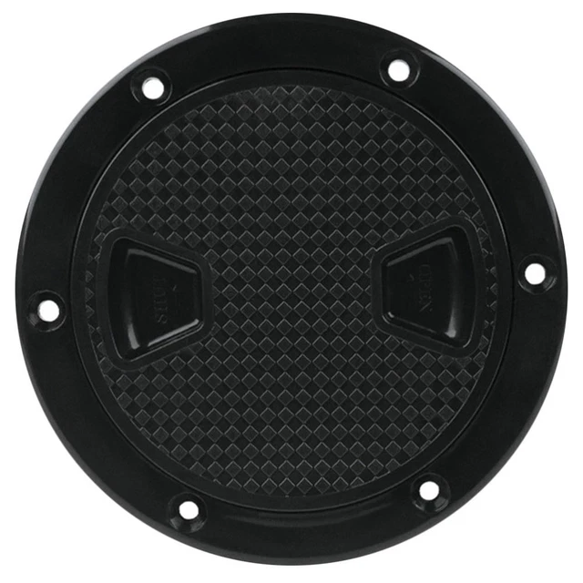 Briny River Trappe D'inspection Bateau 15.2cm Noir - Plaque Amovible étanche Pour Yacht, Camping-car Et Bateau