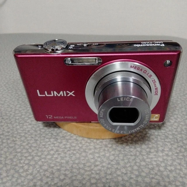 PANASONIC LUMIX DMC-FX40 Pink 12.1 MP Digital Camera [Japanese