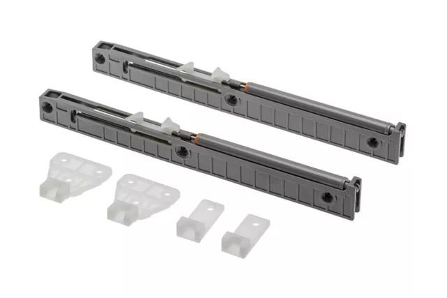 2x Soft Close Mechanism Drawer Damper for Metal Drawer Box and Roller Runners