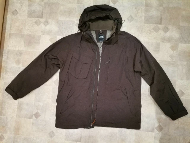 Giacca da snowboard sci The North Face Hyvent da uomo designer marrone sport da neve XL