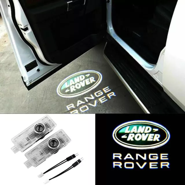 2x LED Laser Projektor Türlicht für Land Rover Discovery Freelander Range Rover