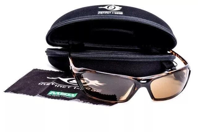 MSA PREMIUM Protective Safety Glasses Brown Tint Lens AUS/NZ Standards