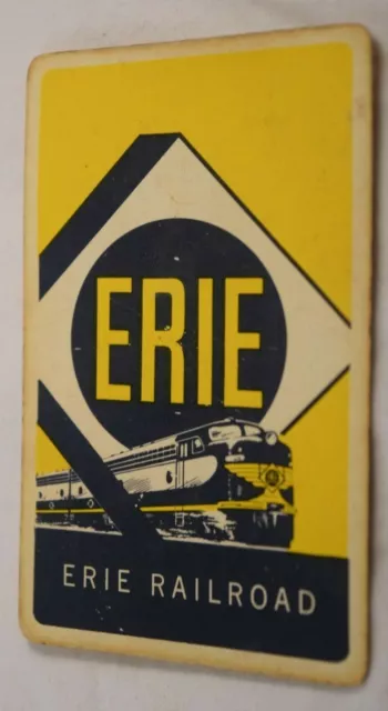 AG-019 Erie Railroad Playing Card Deck, 52 Cards in Festus Mo Box Vintage