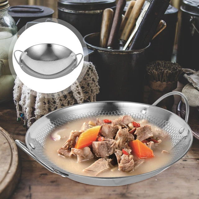 ABN EXPORTS Iron Karahi Kadai Kadhai - Piatto Per Wok Con Manico Da 20,3 Cm - Foto 2