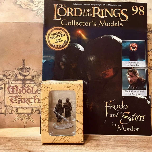 THE LORD OF The Rings Eaglemoss collectors model issue 98 Frodo And Sam ...