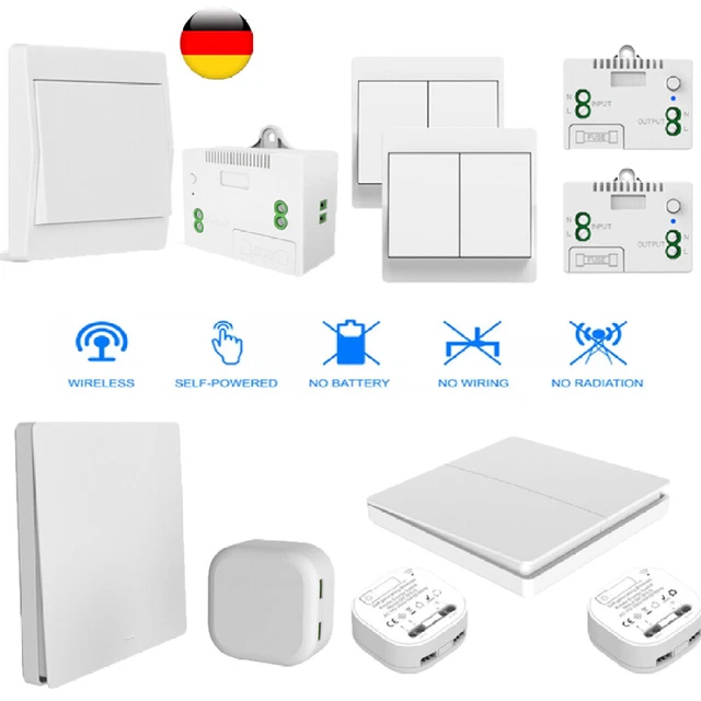 Funk Empfänger 433 MHz Für Lichtschalter – 230V, App-Steuerung, Ideal Für Smart Home