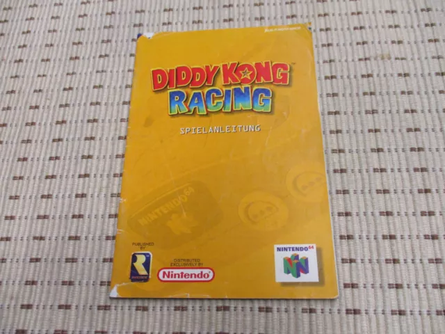 Diddy Kong Racing Spielanleitung / Anleitung Nintendo 64 N64 *