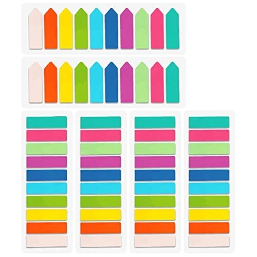 1200Pcs Sticky Tabs Book Tabs Sticky Index Tabs Arrow Flags,Morandi Page