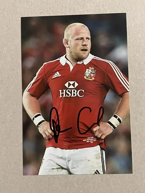 Dan Cole - British Lions Rugby Signed 6x4 Photo