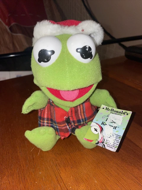 Muppet Babies McDonalds Plush Vintage 1987 Baby Kermit  the Frog D