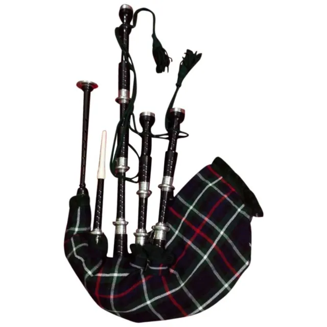 TC Scottish Great Highland Cornamusa palissandro colore nero argento/corna scozzesi