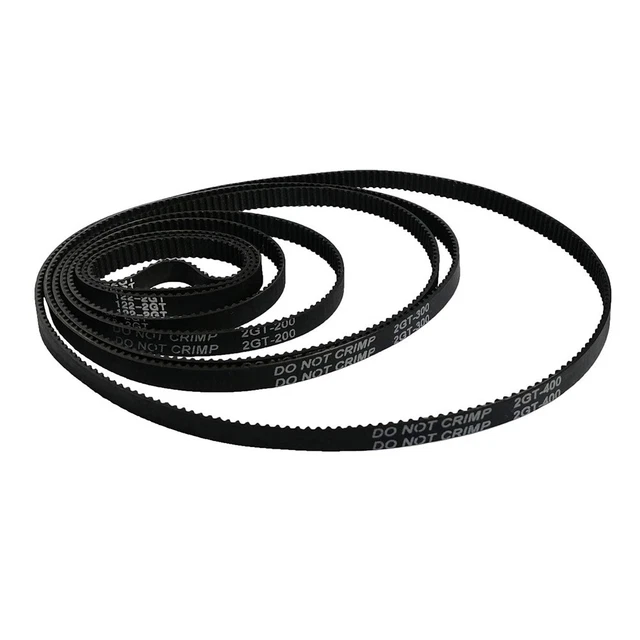 Gummi 2GT Zahnriemen Teile 2mm Teilung 3D 6mm Breit 86N/1mm Drucker GT2