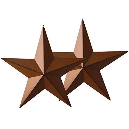 Country Rustic Antique Vintage Gifts/Black Metal Barn Star Wall/Door Rusty