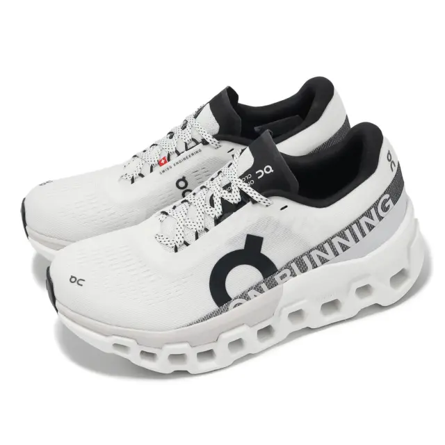 On Running Cloudmonster 2 White Black Women Road Running Shoes 3WE10112035
