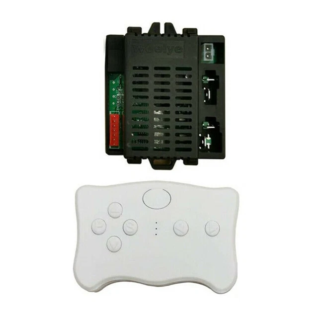 RX23 12V 2.4G Télécommande et récepteur pour jouets autoportés, pièces de rechange pour voiture électrique, compatible avec Weelye, ABS + construction en métal