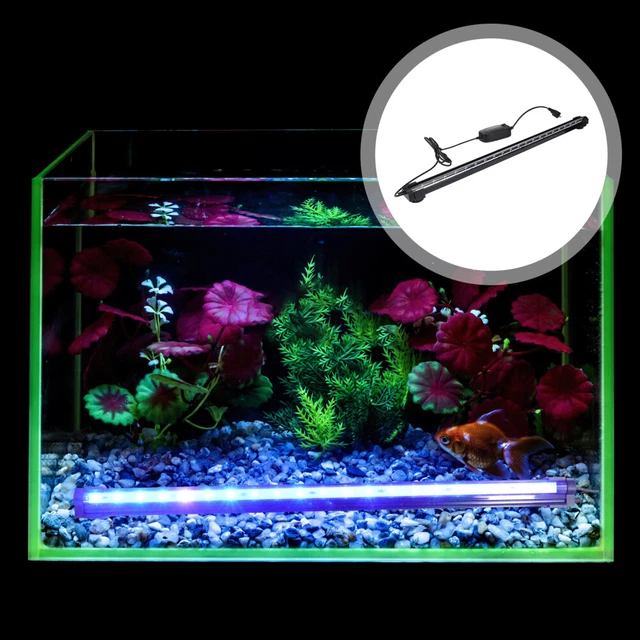 Submersible LED Light Strip Aquarium Lamp Bubble Fish Tank Lights