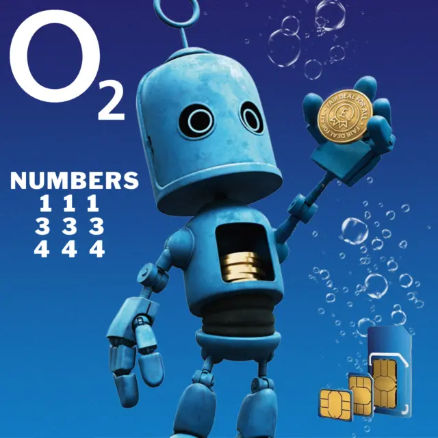 O2 Payg Sim Card Gold Business VIP Favourite Numbers O2 Pay As You Go UK