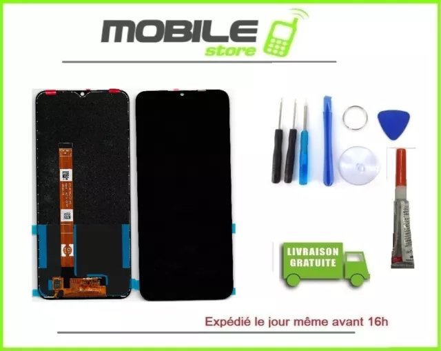 ECRAN LCD + VITRE TACTILE  pour OPPO A15 + outils + colle