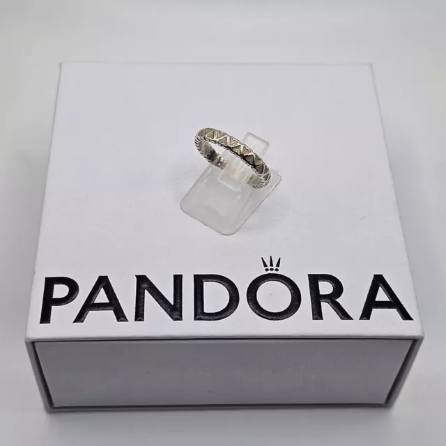 Genuine Pandora Enamel Abundance Of Love Heart Ring ALE 925 Size-54 #190975EN23
