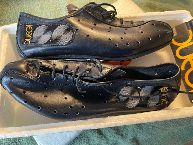 Duegi Vintage Leder Fahrradschuhe - Größe EU 40 UK 6 5 L'Eroica. Retro