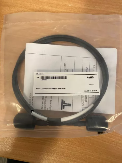 HPE Aruba (ANT-CBL-1) 1M OUTDOOR RF signal cable **NEW**