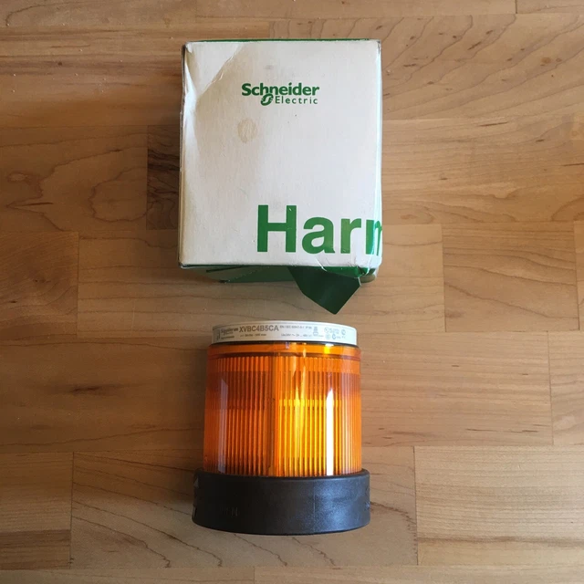 Schneider Electric XVBC4B5CA Orange Flashing Stack Light  24V AC/DC With Bulb