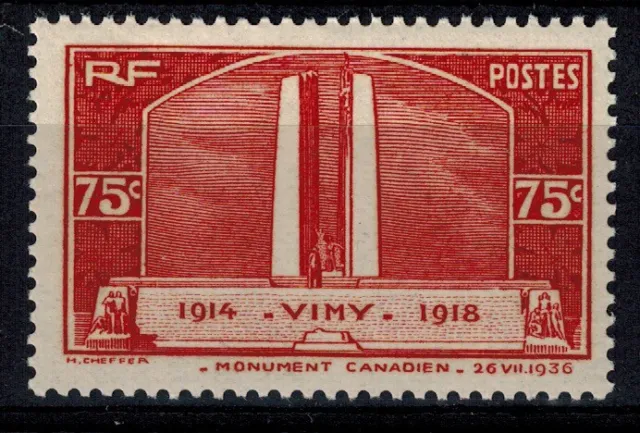 France timbre Vimy N° 316 Neuf ** MNH