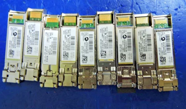 Lotto Di 9 Originale Cisco SFP-10G-SR V03 10-2415-03 Ricetrasmittente 10GBASE-SR