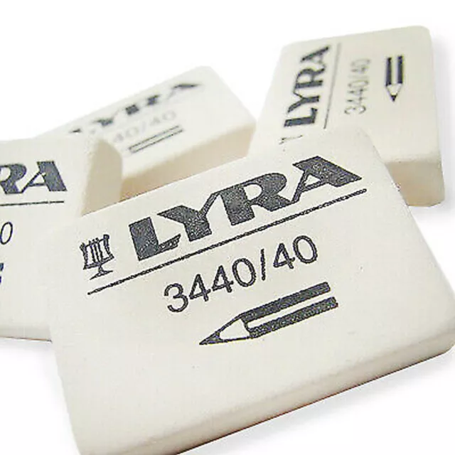 Lyra School Rubber Eraser - Soft Grade Pencil Eraser German Made - Pack of 1