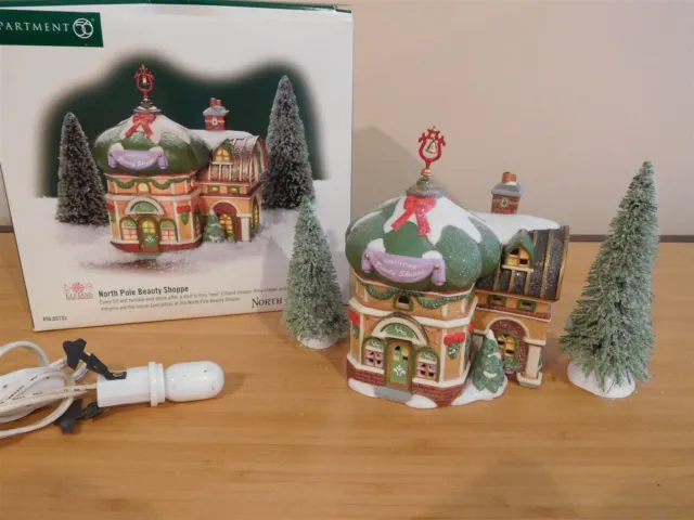 Dept 56 North Pole - Elf Land - North Pole Beauty Shoppe - Set of 3 - #56.05733