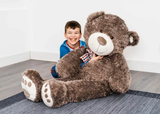Large Teddy Bear Xxl Extra Toy Stuffed Animal Giant Big Soft Huge Plush Grey Kid