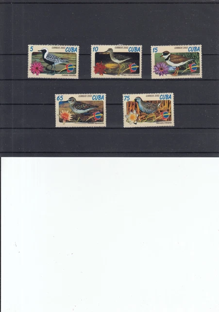 Karibik  2002  Satz 4446-50  postfr   Vögel