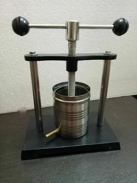 Tincture Press Extra heavy duty for making tinctures Analytical Lab Equipment