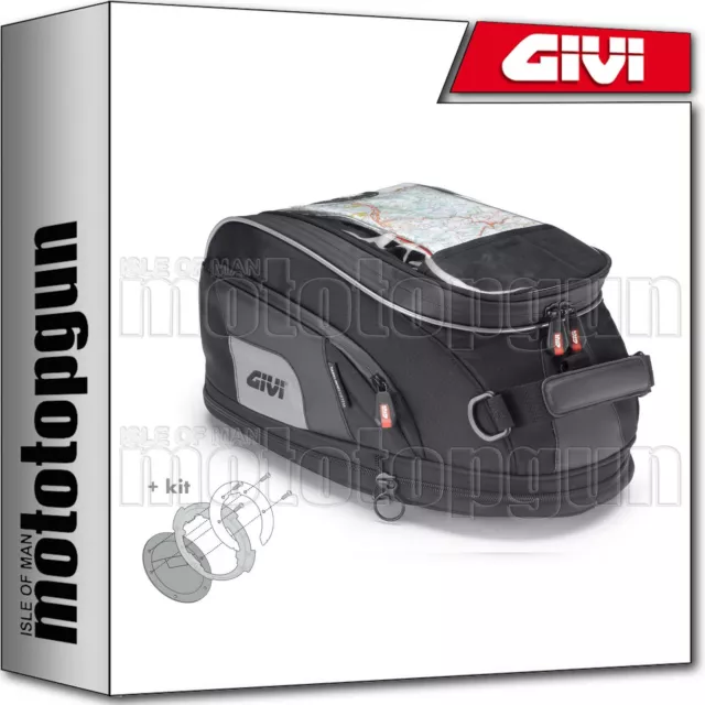 Givi Borsa Serbatoio Tanklock Xs307 + Flangia Suzuki Gsf 650 Bandit S L1 2015 15