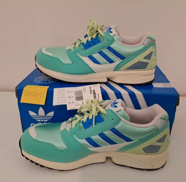 Adidas  Torsion Zx 8000  Eur 44 2/3  Uk 10  Us 10.5 Almost Lime Gv8270 Deadstock