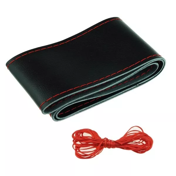 Copri Volante Guaina per Volante Forato 36cm 37cm 38cm Nero Rosso G