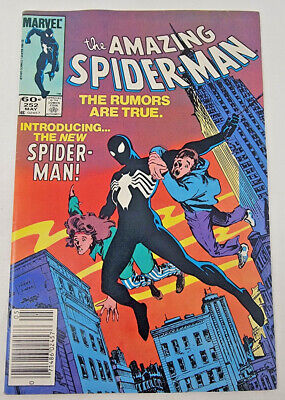 Amazing Spider-Man #252 Black Costume 1St Appearance *1984* Newsstand 8.0