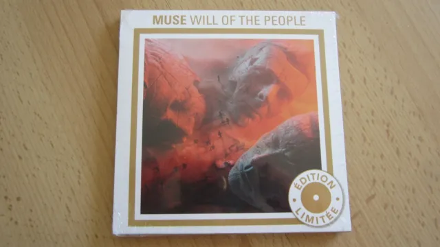MUSE Will of the People CD limited edition with France only slipcase NEW SEALED!