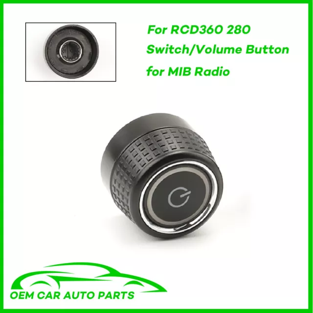 For VW RCD360 RCD440 RCD410 280 280C MIB Car Radio Knob Button Turn Knob Left