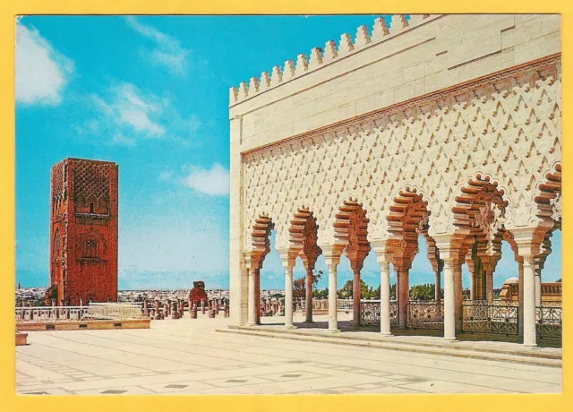 Cartolina Rabat La Tour Hassan Marocco viaggiata anni 70