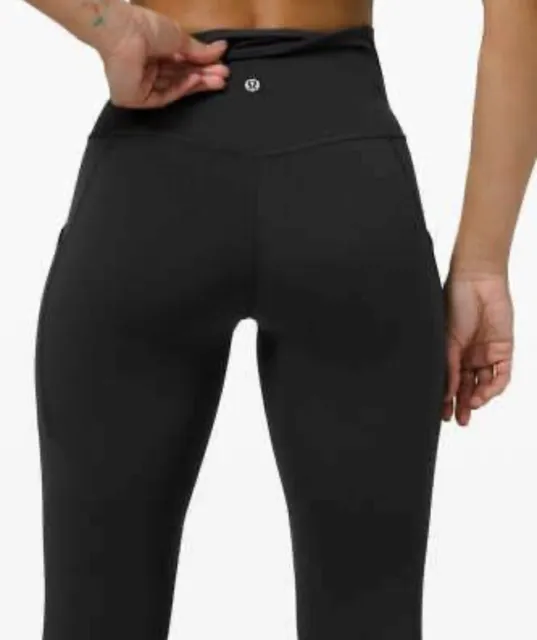 lululemon Align™ High-Rise Pant with Pockets 25 Black Size 4. LW5DCES NWT