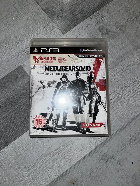 Jeu METAL GEAR SOLID 4 25th Anniversary PS3 - Version FR, Disque Sans Rayure, Très Bon état