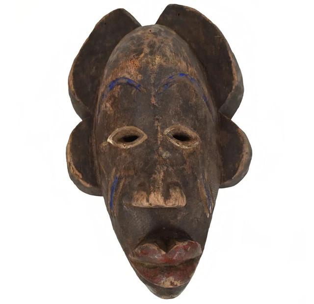 Senufo Wood Mask Ivory Coast African Art